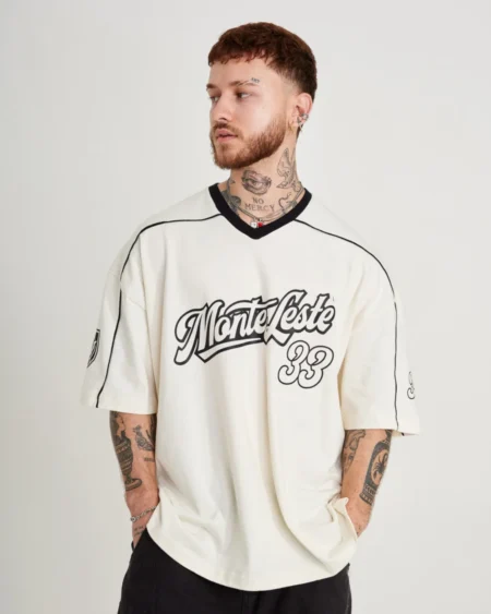 Camiseta Jersey Oversized 33 -  Off White