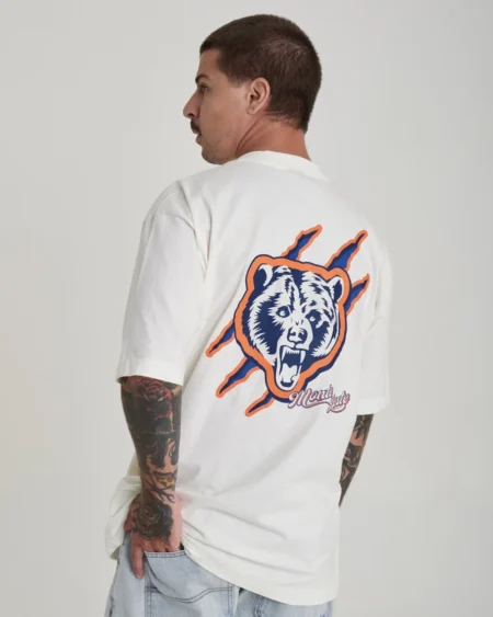 Camiseta Oversized Estampada Polar - Off White