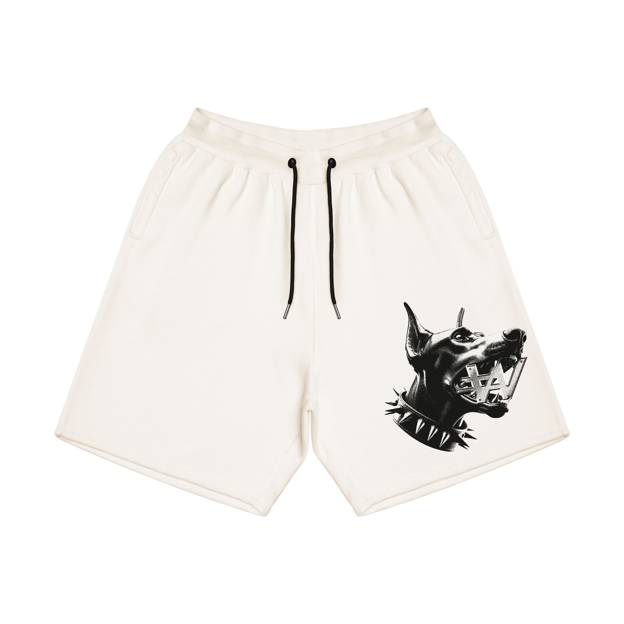 Bermuda Moletom Fierce - Off White