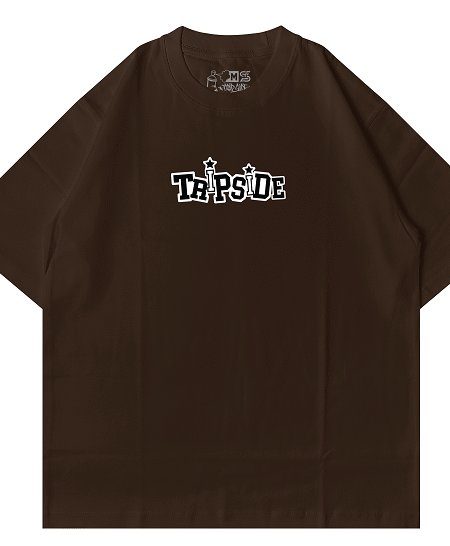 Camiseta Oversized Spider - Marrom